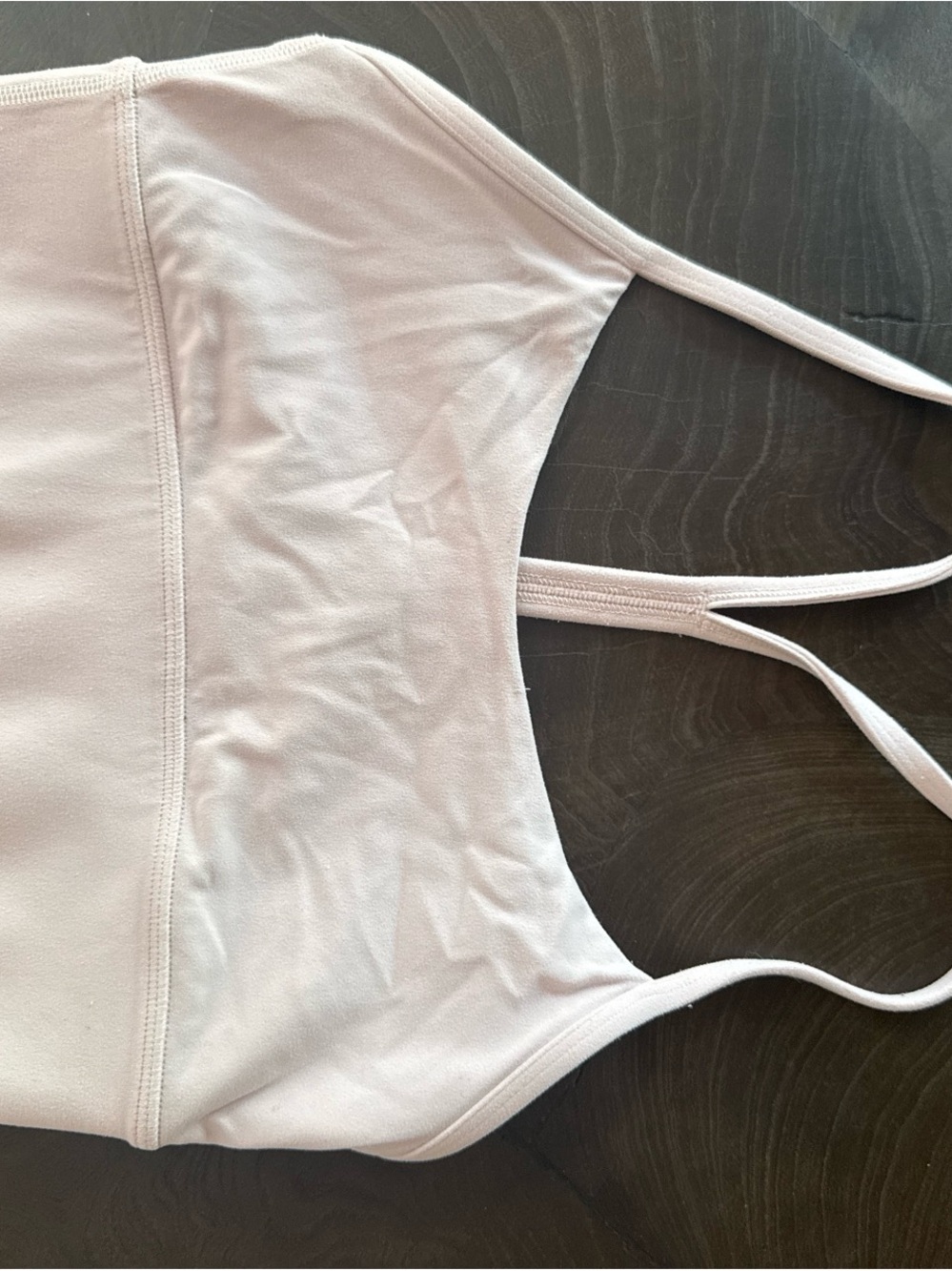 lululemon athletica Pale Pink Strappy Sports Bra